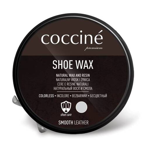 Klasyczna bezbarwna pasta do butów Cocciné SHOE WAX