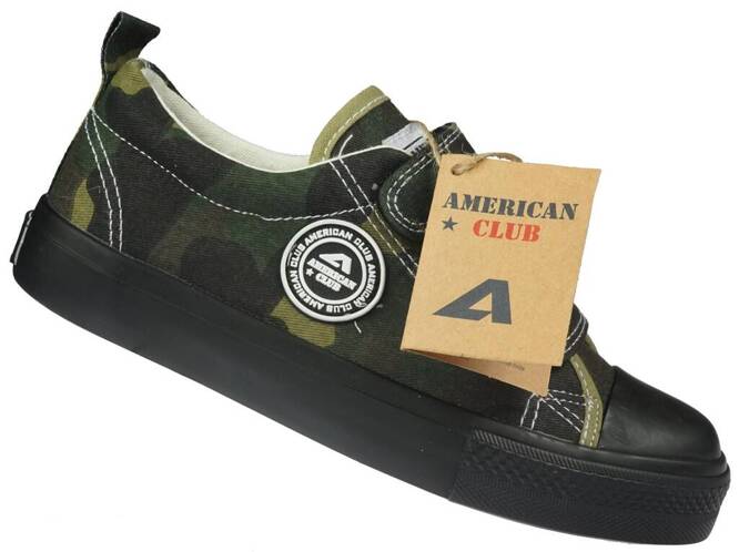 American Club CLH108-24 children's sneakers green size 34-39