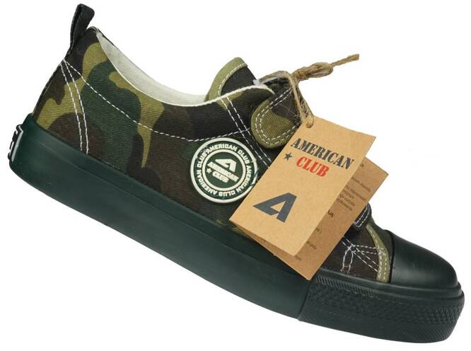 American Club CLH108-24 children's sneakers green size 34-39