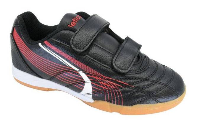 Youth indoor shoes Atletico D7336-2106BLGR black-red size 36-41