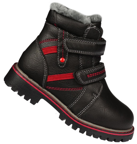 Children's winter shoes Clibee AH-94ABLRE black size 21-26