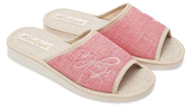 Meteor DV096 EWA women's slippers brown, pink and blue size 36-41