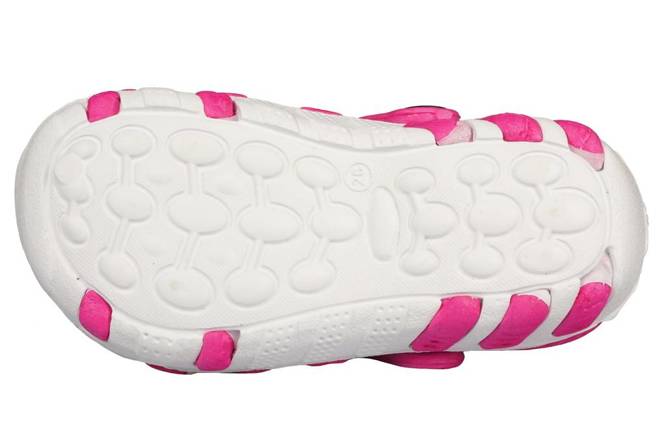 Emax A6303 children's pool slippers pink, purple, green and navy blue size 21-26