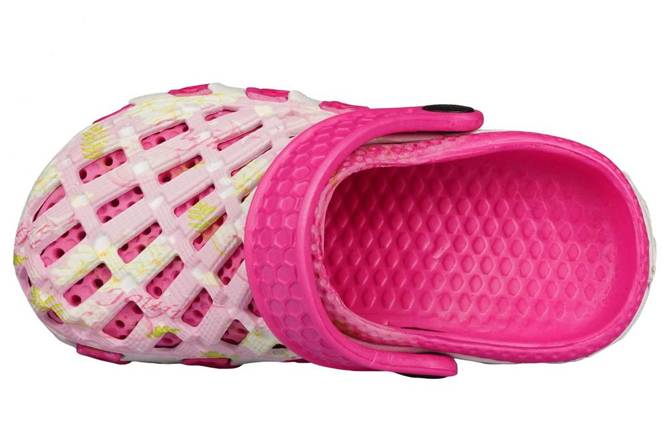 Emax A6303 children's pool slippers pink, purple, green and navy blue size 21-26