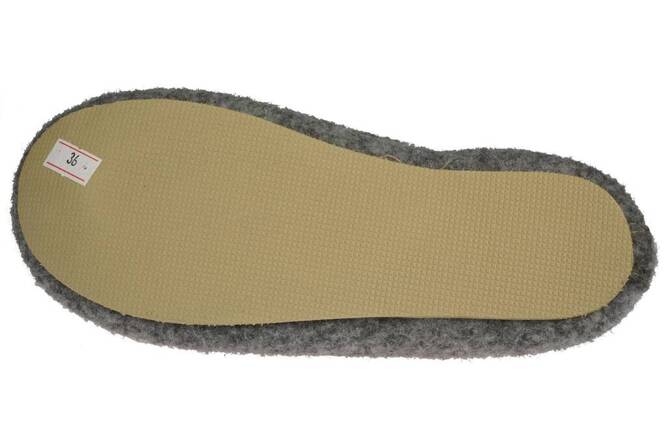 Bambosze damskie TUP DTUP2342 szare rozm.36-41