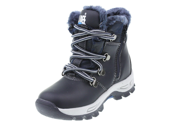 Children's winter shoes Clibee BH-131BU navy blue size 26-31