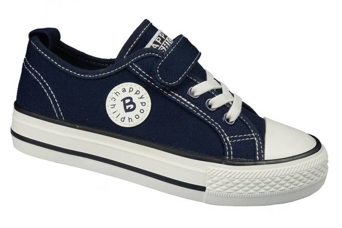 Children's sneakers BESSKY CMY009-2CNA navy blue, size 32-37