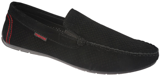 Badoxx MMXC-466BL men's moccasins, black, sizes 40-45