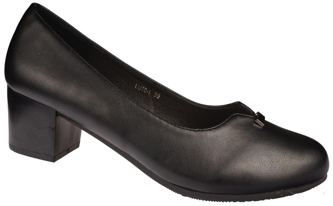 Feisal DLU70-1BL women's pumps, black, sizes 36-41