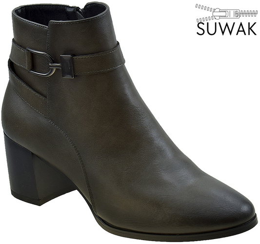 Buty zimowe damskie Urban Projekt D20535SZ szare rozm.36-41