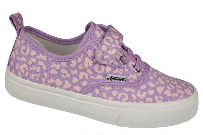 Children's sneakers Apawwa CRC365PU purple, size 32-37