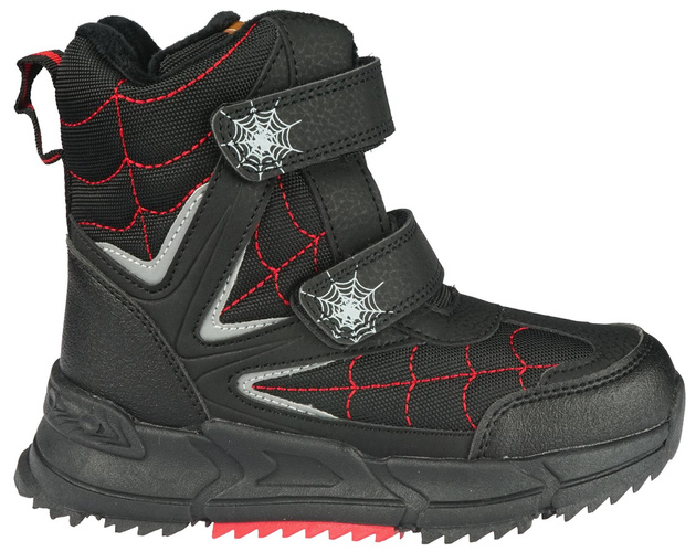 American Club CXD-109 children's winter shoes, black, sizes 25-32