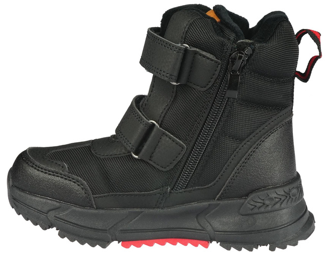 American Club CXD-109 children's winter shoes, black, sizes 25-32