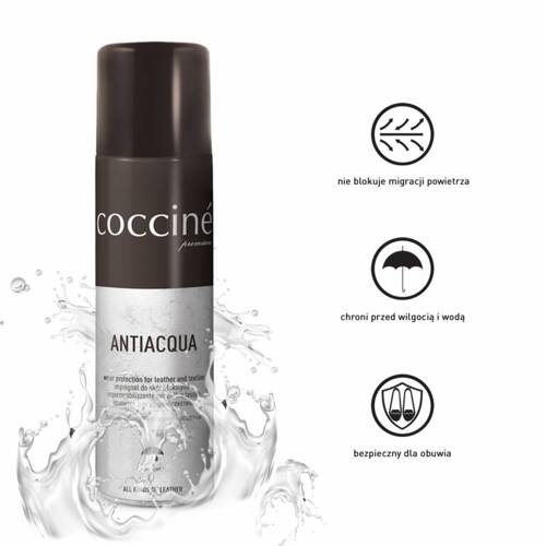 Cocciné ANTIACQUA SPRAY impregnation for leather and textiles