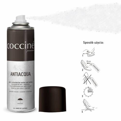 Impregnat do skór i tektyliów Cocciné ANTIACQUA SPRAY