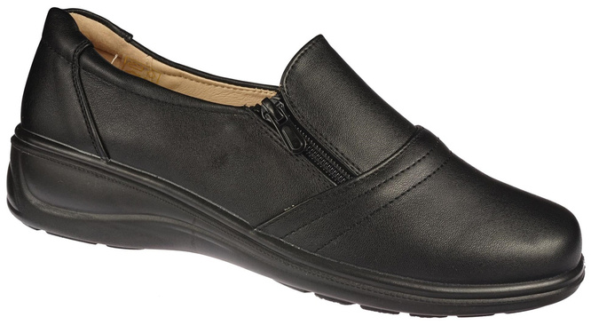 Półbuty damskie Le Scarpe DA7013-1BL czarne rozm.36-41