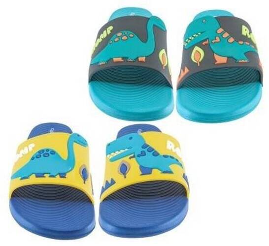Children's pool flip-flops Atletico CF7181-A09S green and blue sizes 30-35