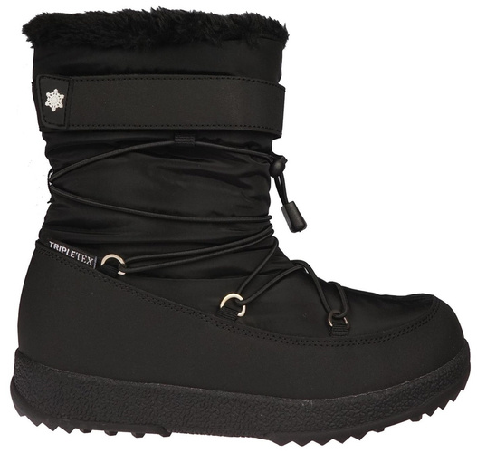 American Club DSN-46 women's snow boots, black and beige, sizes 37-41