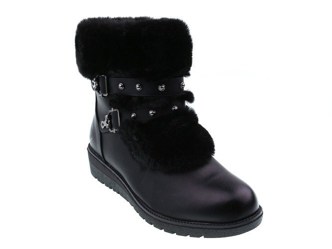 Women's winter shoes Xufeng D31UBL black size 36-41