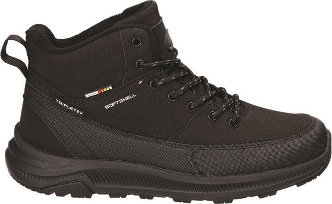 Buty trekkingowe młodzieżowe American Club DWT-232 czarne i czerwone rozm.36-41