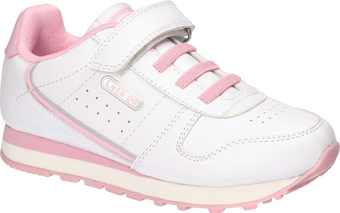 American Club BES-68 white and pink children's sports shoes, size 27-31