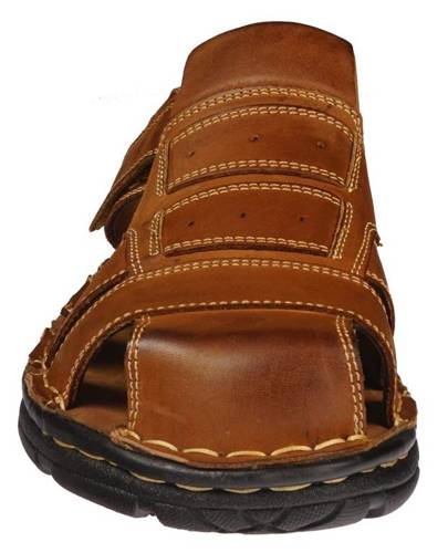 Men's sandals American Club MCY-50 black and brown, size 41-45