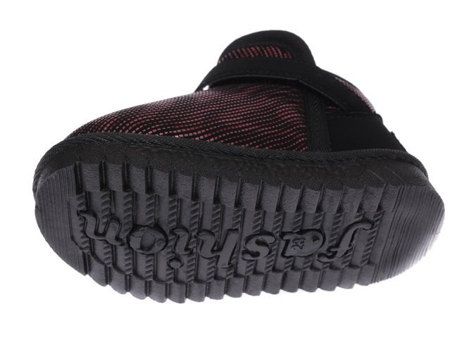 Children's winter shoes Apawwa APD162RE black and red size 20-25