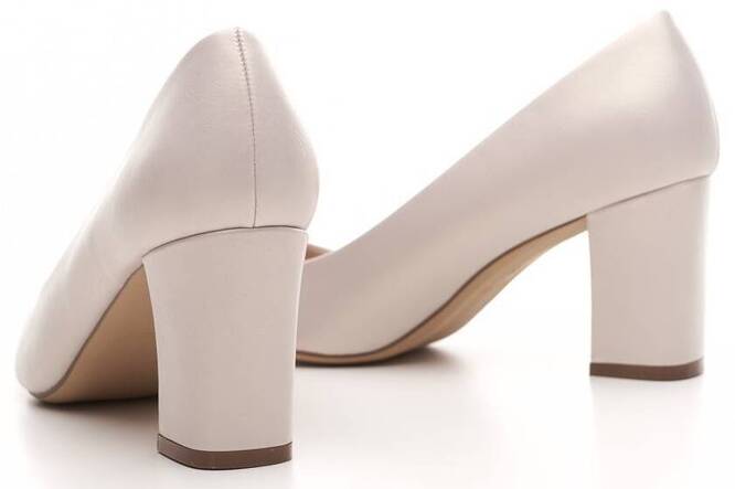 Sergio Leone women's pumps DPB414BEPE, beige, sizes 36-40