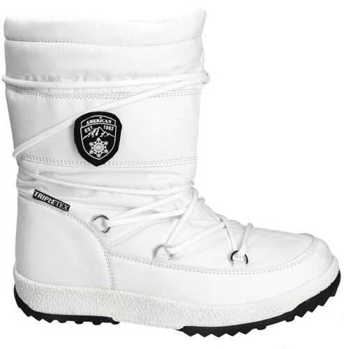 American Club DSN-47 women's snow boots, black and white, sizes 36-41