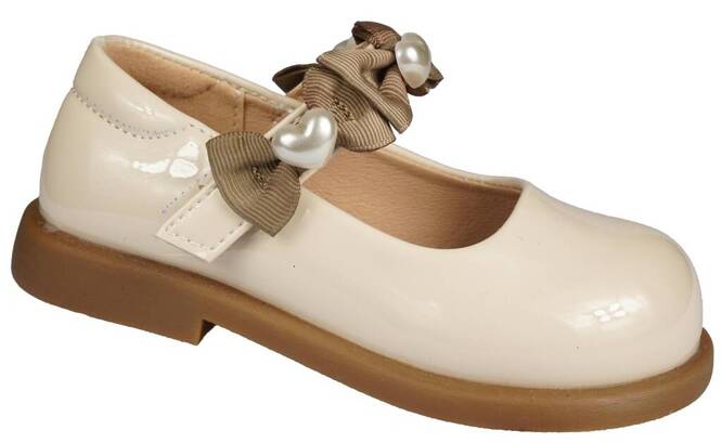 Apawwa AN615BE girls' shoes, beige, sizes 21-26