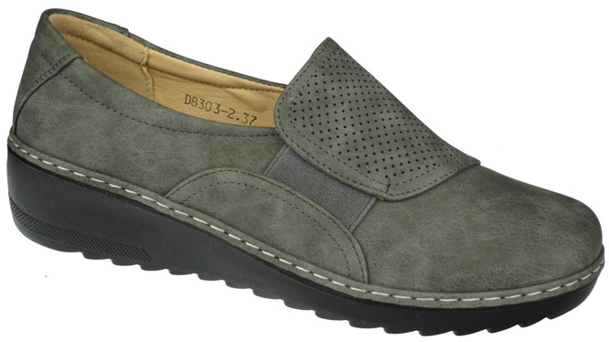 Meideli D8303-2GY women's shoes, gray, sizes 36-42