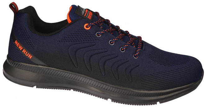 Badoxx NEXC-8465-SNABL oversized men's sports shoes, navy blue, sizes 47-49