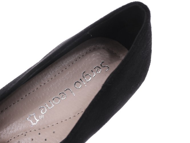 Women's loafers Sergio Leone DMK734BL black size 36-41