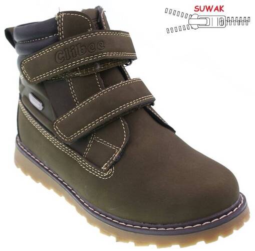 Children's winter shoes Clibee BH-152AGR green size 26-31