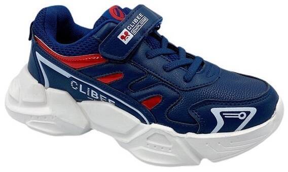 Buty sportowe dziecięce Clibee CE-80BURE granatowe rozm.32-37