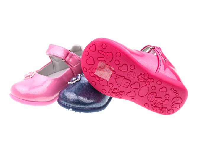 Girls' shoes Clibee AD-1 pink, navy blue and fuchsia, sizes 20-25