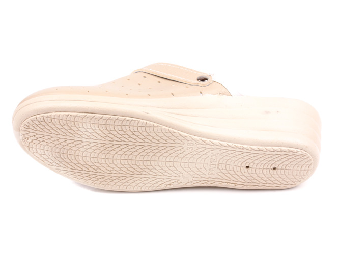 Women's Turkish slippers Fatex DF1801BE beige size 36-41