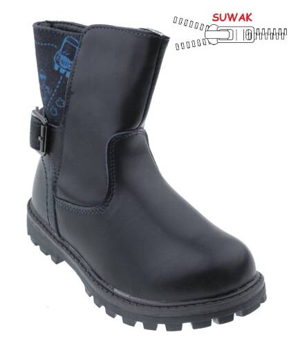 Children's winter boots Apawwa BH65NA navy blue size 25-30