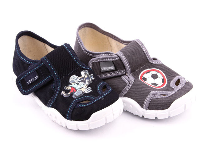 Children's sneakers Viggami ADASMIX navy blue and gray sizes 26-36