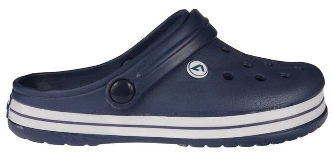 American Club DNH-02 youth pool slippers, black and navy blue, size 37-41