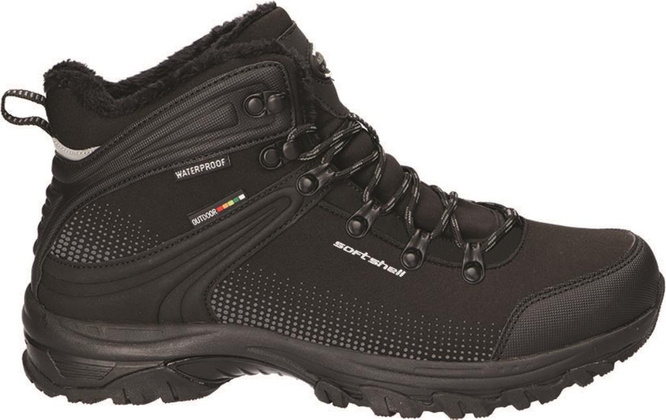 Buty trekkingowe męskie American Club MHL-146 czarne i zielone rozm.41-46