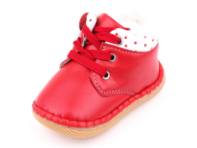 Children's winter shoes MaiQi AF-60RE red, size 12-15