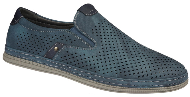 Meideli men's sandals MU63302-26DBU, navy blue, sizes 40-45