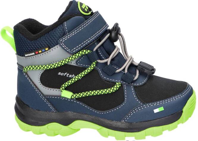 American Club BRL-134 children's winter shoes, navy blue and gray, sizes 24-29