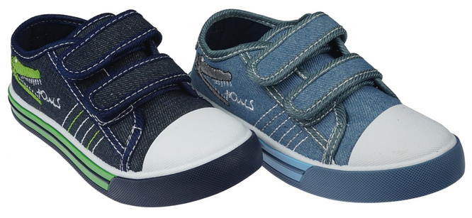  Lano BFB05 children's sneakers, sizes 25-30 gray and navy blue