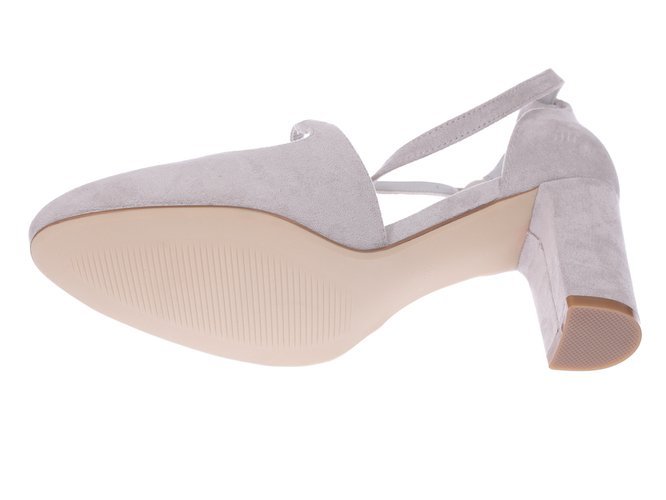 Women's pumps Sergio Leone DSK859SZMI gray size 36-40