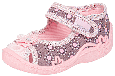 Viggami MILENKA children's sneakers gray-pink size 20-25