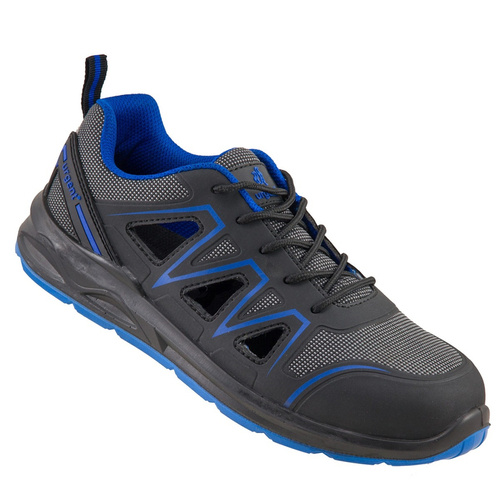 Urgent 204S1 work shoes, gray and blue, sizes 41-45