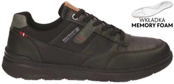 American Club MRH-88 men's sports shoes, black, sizes 41-46