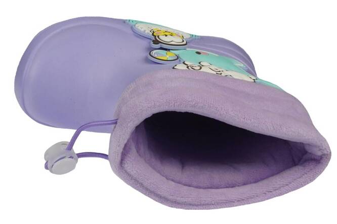 Apawwa BJ385PU children's wellies purple size 25-30